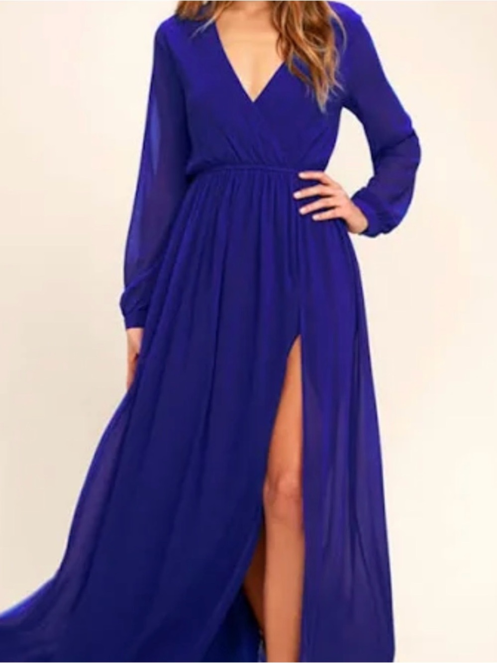 Lulu’s Formal Blue Floor-Length Gown